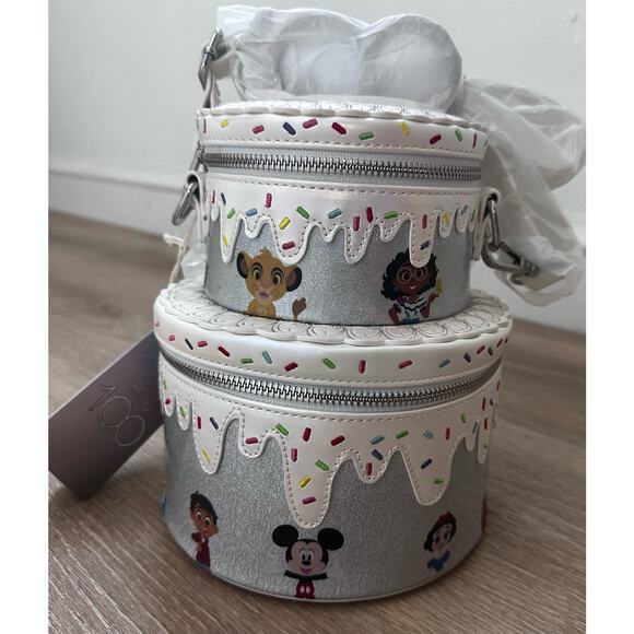 Loungefly|Disney|100‎ Anniversary Celebration Cake|Crossbody Bag|NWT - Picture 1 of 6